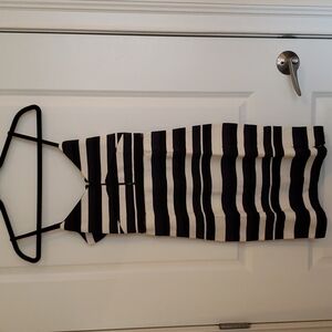 French Connection Women's Striped Bandage Dress - Size 6